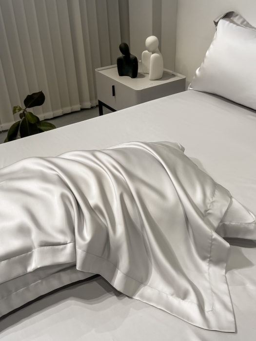 91家纺网 家纺一手货源 找家纺 涵宸家纺 2023新款天丝ᵀᴹ纯色-单枕套 单枕套-大地灰