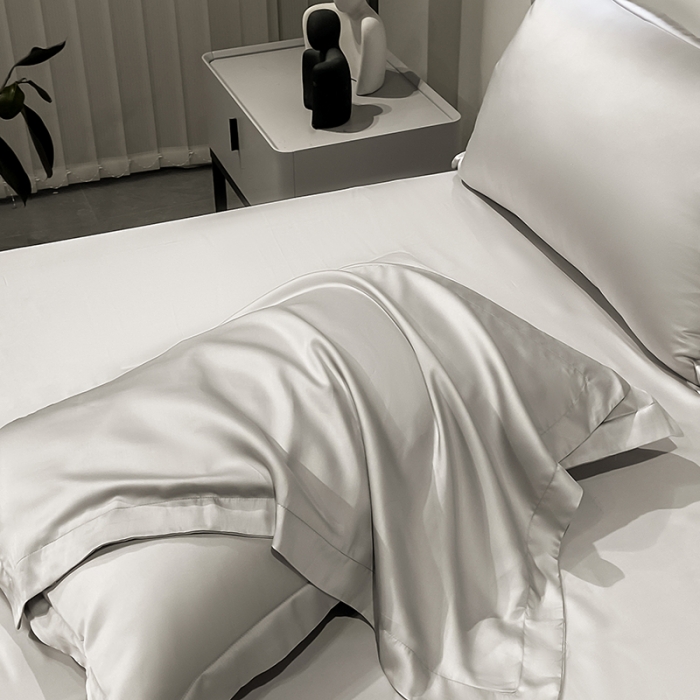 91家纺网 家纺一手货源 找家纺 涵宸家纺 2023新款天丝ᵀᴹ纯色-单枕套 单枕套-大地灰