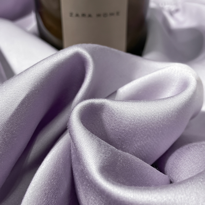 91家纺网 家纺一手货源 找家纺 涵宸家纺 2023新款天丝ᵀᴹ纯色-单枕套 单枕套-淡雅紫