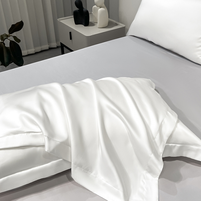 91家纺网 家纺一手货源 找家纺 涵宸家纺 2023新款天丝ᵀᴹ纯色-单枕套 单枕套-古董白