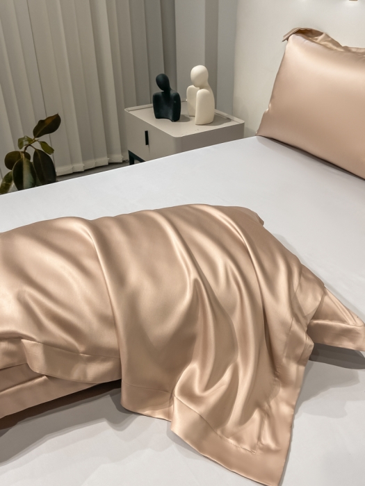 91家纺网 家纺一手货源 找家纺 涵宸家纺 2023新款天丝ᵀᴹ纯色-单枕套 单枕套-可可棕