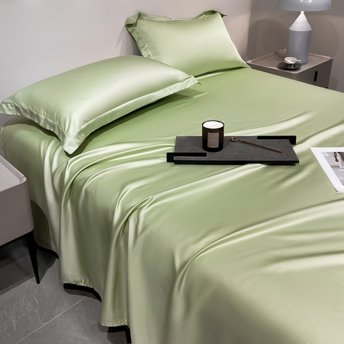 91家纺网 家纺一手货源 找家纺 涵宸家纺 2023新款天丝ᵀᴹ纯色-单枕套 单枕套-青草绿