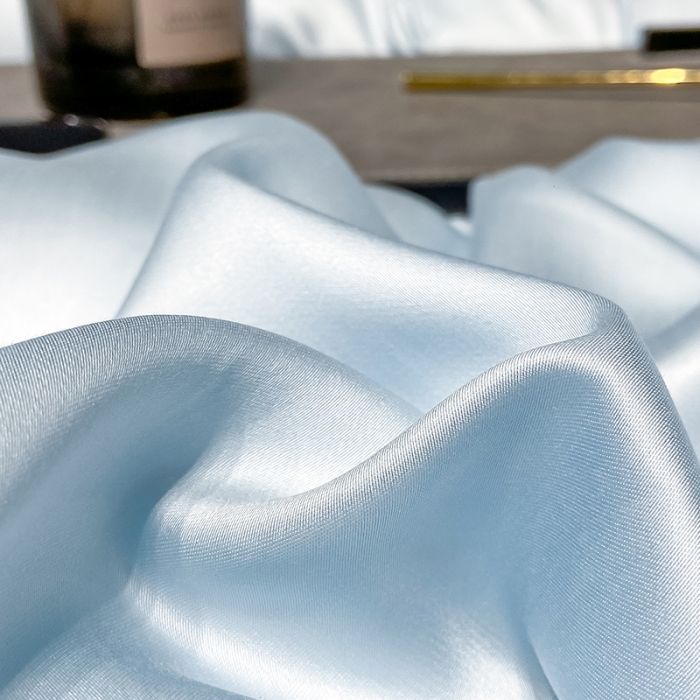 91家纺网 家纺一手货源 找家纺 涵宸家纺 2023新款天丝ᵀᴹ纯色-单枕套 单枕套-晴天兰