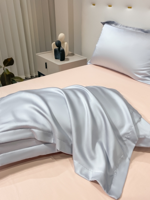 91家纺网 家纺一手货源 找家纺 涵宸家纺 2023新款天丝ᵀᴹ纯色-单枕套 单枕套-星辰兰