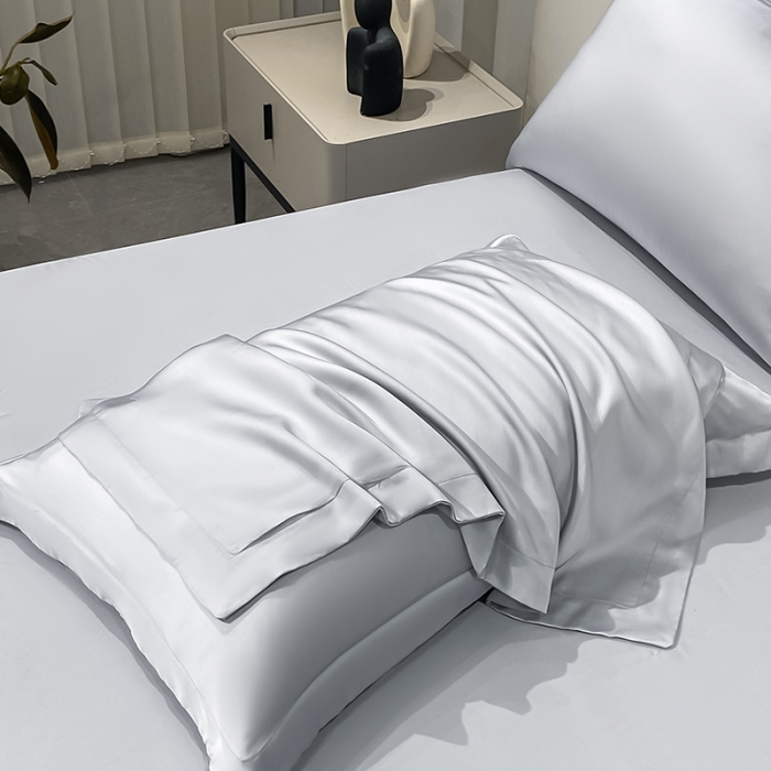 91家纺网 家纺一手货源 找家纺 涵宸家纺 2023新款天丝ᵀᴹ纯色-单枕套 单枕套-星辰兰