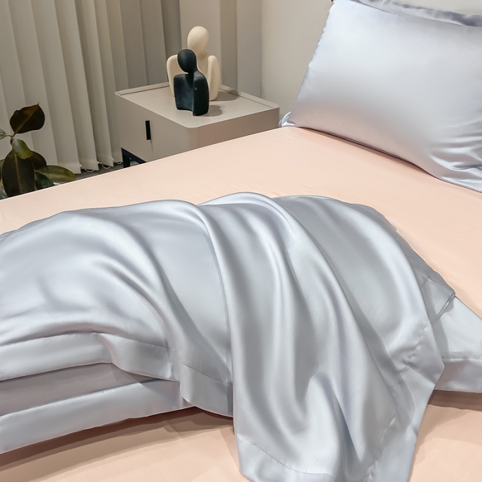 91家纺网 家纺一手货源 找家纺 涵宸家纺 2023新款天丝ᵀᴹ纯色-单枕套 单枕套-星辰兰