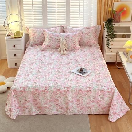 91家纺网 家纺一手货源 找家纺 宝齐莱 2023新款13372全棉印花单床单 繁花