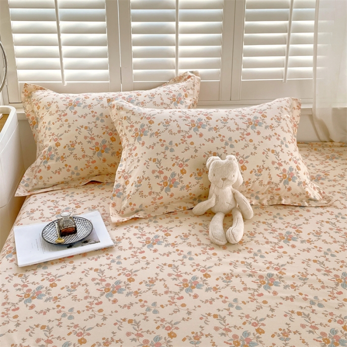 91家纺网 家纺一手货源 找家纺 宝齐莱 2023新款13372全棉印花单床单 静香