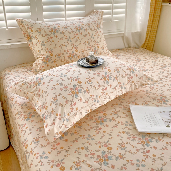 91家纺网 家纺一手货源 找家纺 宝齐莱 2023新款13372全棉印花单床单 静香