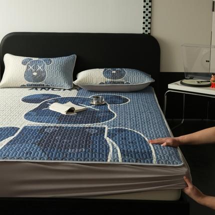 91家纺网 家纺一手货源 找家纺 （汇总）久云居 2024新款A类大版印花0.5乳胶凉席床笠款床单款