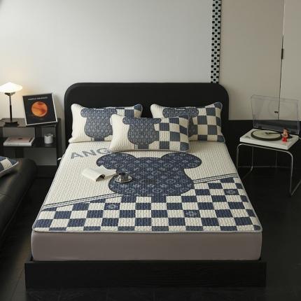 91家纺网 家纺一手货源 找家纺 （汇总）久云居 2024新款A类大版印花0.5乳胶凉席床笠款床单款