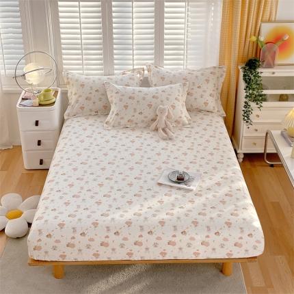 91家纺网 家纺一手货源 找家纺 宝齐莱 2023新款13372全棉印花单床笠 小可爱