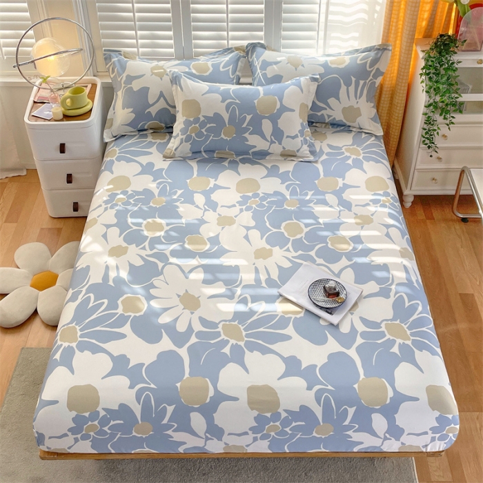 91家纺网 家纺一手货源 找家纺 宝齐莱 2023新款13372全棉印花单床笠 梦心语