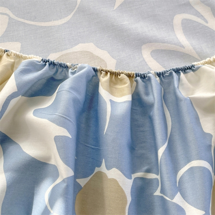 91家纺网 家纺一手货源 找家纺 宝齐莱 2023新款13372全棉印花单床笠 梦心语