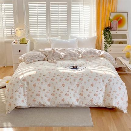 91家纺网 家纺一手货源 找家纺 (总)宝齐莱 2023新款13372全棉印花单被套