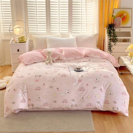 91家纺网 家纺一手货源 找家纺 (总)宝齐莱 2023新款13372全棉印花单被套