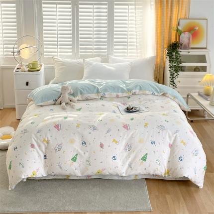 91家纺网 家纺一手货源 找家纺 (总)宝齐莱 2023新款13372全棉印花单被套