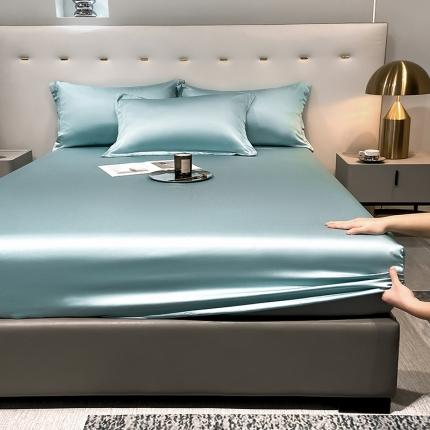 91家纺网 家纺一手货源 找家纺 （总）涵宸 2023新款天丝ᵀᴹ纯色-单床笠