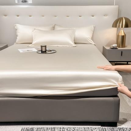 91家纺网 家纺一手货源 找家纺 （总）涵宸 2023新款天丝ᵀᴹ纯色-单床笠