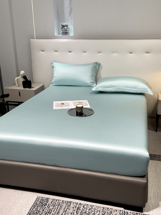 91家纺网 家纺一手货源 找家纺 （总）涵宸 2023新款天丝ᵀᴹ纯色-单床笠