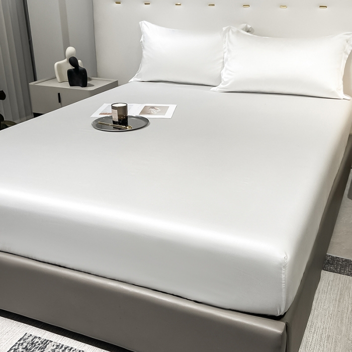 91家纺网 家纺一手货源 找家纺 涵宸 2023新款天丝ᵀᴹ纯色-单床笠 古董白