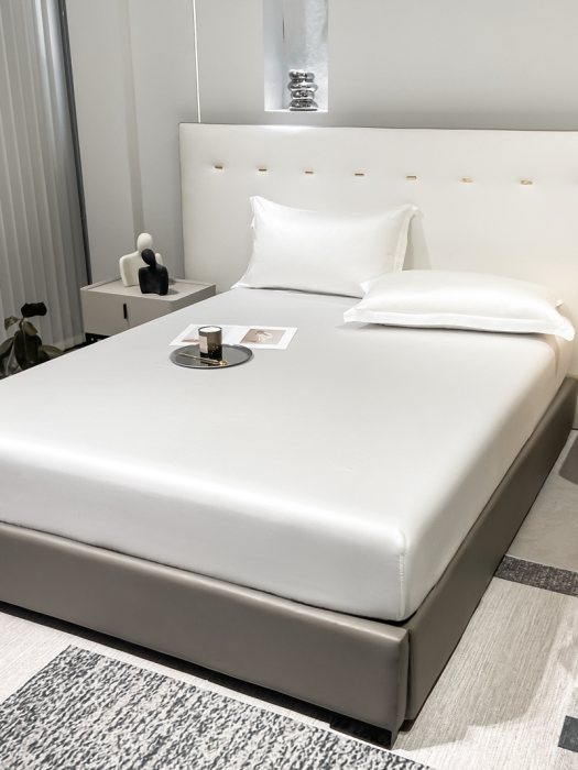 91家纺网 家纺一手货源 找家纺 涵宸 2023新款天丝ᵀᴹ纯色-单床笠 古董白