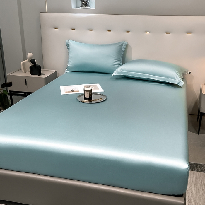 91家纺网 家纺一手货源 找家纺 涵宸 2023新款天丝ᵀᴹ纯色-单床笠 海蒂兰