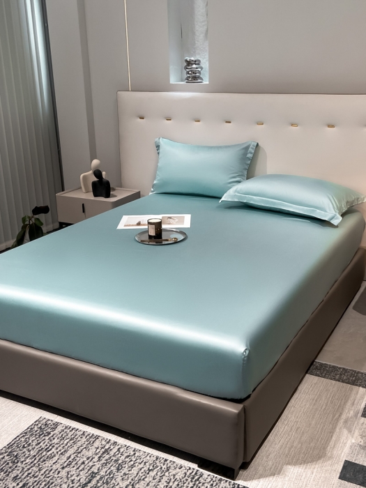 91家纺网 家纺一手货源 找家纺 涵宸 2023新款天丝ᵀᴹ纯色-单床笠 海蒂兰