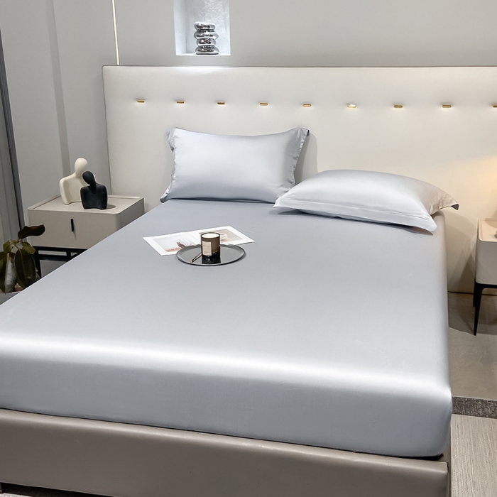 91家纺网 家纺一手货源 找家纺 涵宸 2023新款天丝ᵀᴹ纯色-单床笠 星辰兰