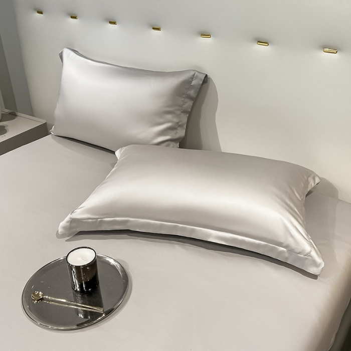 91家纺网 家纺一手货源 找家纺 涵宸 2023新款天丝ᵀᴹ纯色-单床笠 大地灰