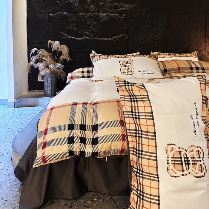 91家纺网 家纺一手货源 找家纺 丽斐 2023新款水洗真丝进口天丝数码印花冰丝四件套 巴宝