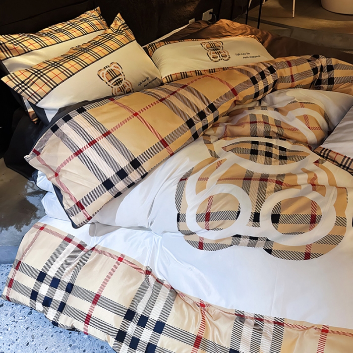 91家纺网 家纺一手货源 找家纺 丽斐 2023新款水洗真丝进口天丝数码印花冰丝四件套 巴宝