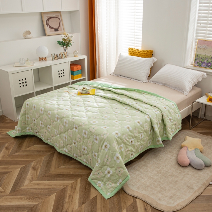 91家纺网 家纺一手货源 找家纺 爱派2023新款水洗棉印花夏被夏凉被空调被被子被芯 幻想宇宙