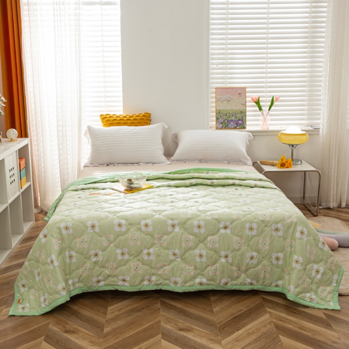 91家纺网 家纺一手货源 找家纺 爱派2023新款水洗棉印花夏被夏凉被空调被被子被芯 幻想宇宙