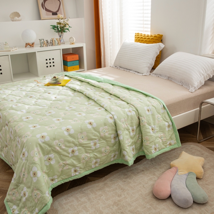 91家纺网 家纺一手货源 找家纺 爱派2023新款水洗棉印花夏被夏凉被空调被被子被芯 幻想宇宙