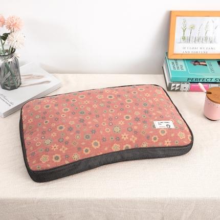 91家纺网 家纺一手货源 找家纺 （总）枕之坊 2023新款立体复古棉纱荞麦枕 33*53CM