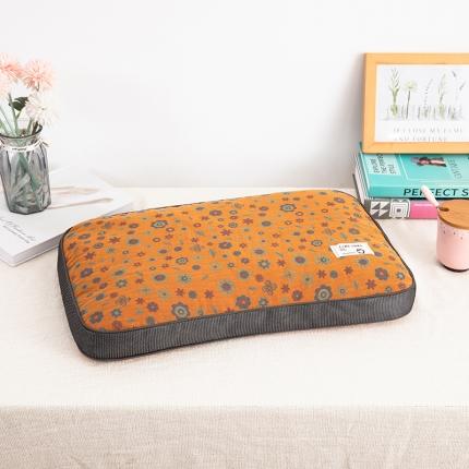 91家纺网 家纺一手货源 找家纺 （总）枕之坊 2023新款立体复古棉纱荞麦枕 33*53CM