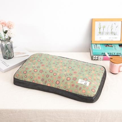 91家纺网 家纺一手货源 找家纺 （总）枕之坊 2023新款立体复古棉纱荞麦枕 33*53CM