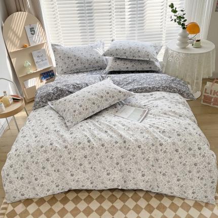 91家纺网 家纺一手货源 找家纺 （总）柠馨 2023新款 13376全棉印花三件套学生季三件套