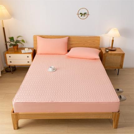 91家纺网 家纺一手货源 找家纺 鑫钰 2023新款经典款防水床笠 金典款-相思粉