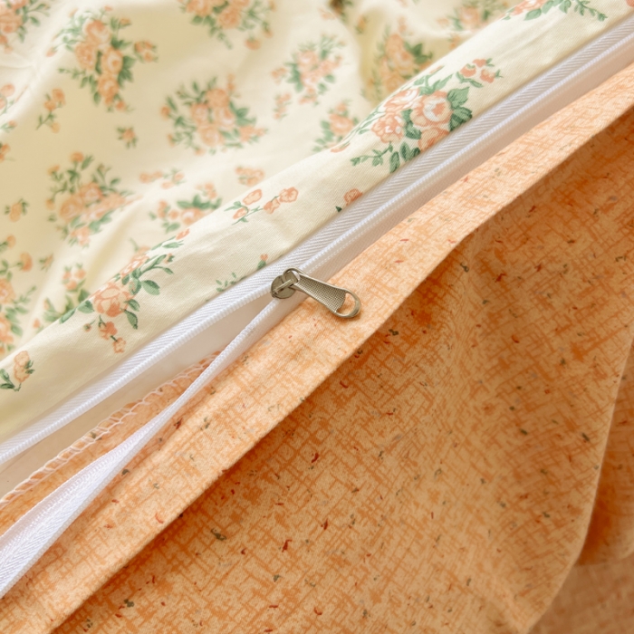 91家纺网 家纺一手货源 找家纺 柠馨 2023新款 13376全棉印花三件套学生季三件套 暖阳