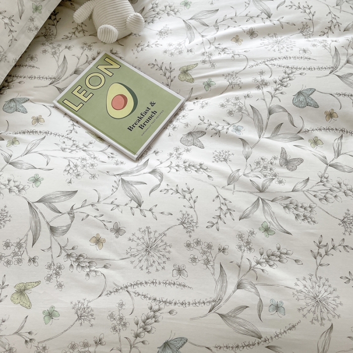 91家纺网 家纺一手货源 找家纺 柠馨 2023新款 13376全棉印花三件套学生季三件套 俊秀