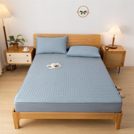 鑫钰 2023新款经典款防水床笠 金典款-湖蓝