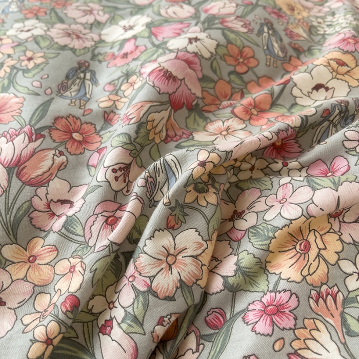 91家纺网 家纺一手货源 找家纺 柠馨 2023新款 13376全棉印花三件套学生季三件套 优优仙子