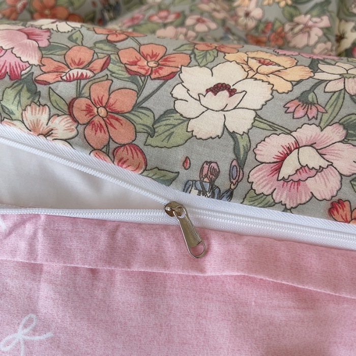 91家纺网 家纺一手货源 找家纺 柠馨 2023新款 13376全棉印花三件套学生季三件套 优优仙子