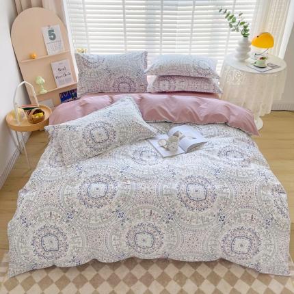 柠馨 2023新款 13376全棉印花三件套学生季三件套 希亚