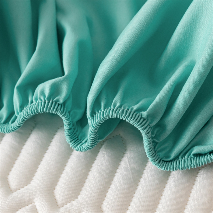 91家纺网 家纺一手货源 找家纺 鑫钰 2023新款经典款防水床笠 金典款-天空蓝