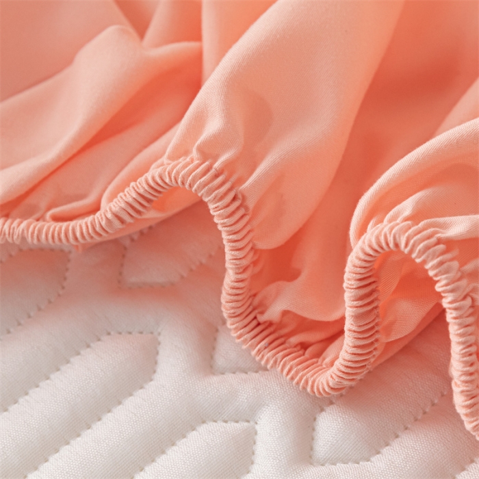 91家纺网 家纺一手货源 找家纺 鑫钰 2023新款经典款防水床笠 金典款-相思粉