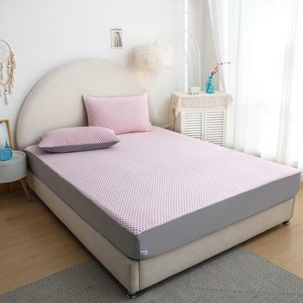 火星时代 2023新款冰豆豆凉席床笠款 粉豆豆