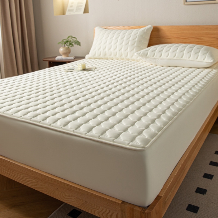 91家纺网 家纺一手货源 找家纺 （总）鑫钰 2023新款菱形格防水床笠